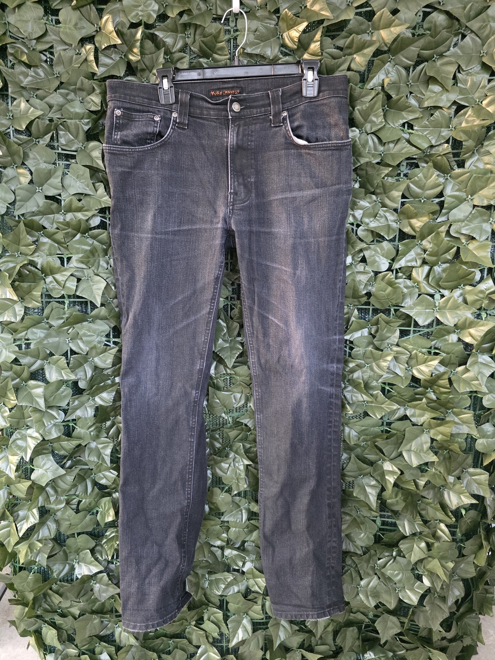 Nudie Jeans Co. Men's Thin Finn Black Jeans